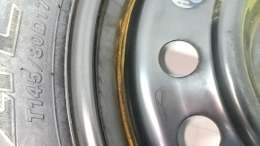 Spare tire for space saver Subaru Forester 19- SK 145/80 D17, rusty, paint peeled off