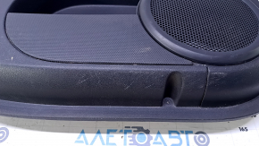 Door trim card front left Jeep Patriot 11-17 black with black insert leather, armrest rubber, scuffs, scratches, scuffs