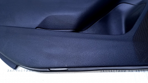 Door trim card front left Subaru Forester 14-18 SJ black with gray insert cloth, armrest gray cloth, scratches, abrasions, for dry cleaning