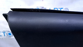 Door trim card front left Subaru Forester 14-18 SJ black with gray insert cloth, armrest gray cloth, scratches, scuffs, abrasions, for dry cleaning