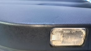 Door trim card front left Subaru Forester 14-18 SJ black with gray insert cloth, armrest gray cloth, scratches, scuffs, abrasions, for dry cleaning