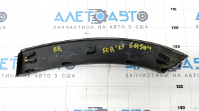 Rear right wing arch trim Subaru Forester 19-SK, cracks in fastening, worn