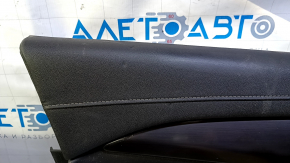 Door trim card front left Cadillac ATS 13- black with black insert leather, armrest black leather, molding black gloss, BOSE, for seat memory, scratches, bumps, broken fastener. scuffs, worn