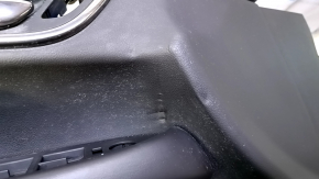 Door trim card front left Cadillac ATS 13- black with black insert leather, armrest black leather, molding black gloss, BOSE, for seat memory, scratches, bumps, broken fastener. scuffs, worn