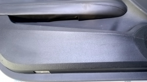 Door trim card front left Cadillac ATS 13- black with black insert leather, armrest black leather, molding black gloss, BOSE, for seat memory, scratches, bumps, broken fastener. scuffs, worn