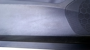 Door trim card front left Cadillac ATS 13- black with black insert leather, armrest black leather, molding gray structure, BOSE, for seat memory, scratches, bumps, dents, abrasions, sand