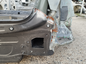 Rear panel Audi A6 C7 12-18 2 parts, graphite, on the body