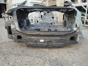 Rear panel Audi A6 C7 12-18 2 parts, graphite, on the body