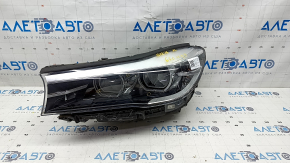 Front left headlight complete BMW 7 G11 G12 16-19 LED, sand, chips, scratches, mount made