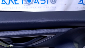 Door trim card front left Subaru Forester 19- SK black with gray insert cloth, armrest leather gray, for dry cleaning, dents, abrasions, scratches