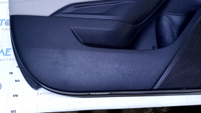 Door trim card front left Subaru Forester 19- SK black with gray insert cloth, armrest leather gray, for dry cleaning, dents, abrasions, scratches
