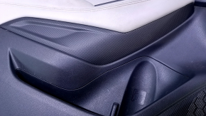 Door trim card front left Subaru Forester 19- SK black with gray insert cloth, armrest leather gray, for dry cleaning, dents, abrasions, scratches