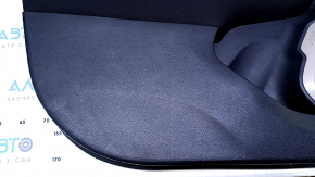 Door trim card front left Jeep Renegade 15- black with black insert cloth, armrest cloth, scratches, nicks