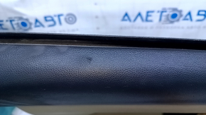 Door trim card front left Subaru Impreza 17- GK black with gray insert cloth, armrest gray leather, molding carbon, scratches, nicks, pokes, abrasions, for dry cleaning, used