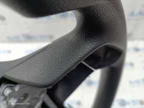 Bare steering wheel Subaru Forester 19-SK rubber, black, worn, used