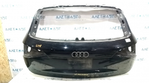Bare trunk door without glass Audi Q5 8R 09-17 aluminum, black LY9B, putty