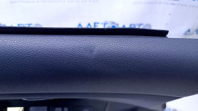 Door trim card front left Subaru XV Crosstrek 13-17 black with black insert leather, armrest black rubber, scratches, dent, scuff, broken fastening, butt, used