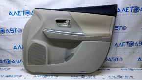 Door trim card front right Toyota Prius V 12-17 gray with gray insert cloth, armrest gray cloth, scuffs, abrasions, scratches, peeling coating on the handle, for dry cleaning Used