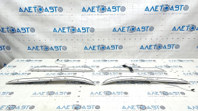 Set of external door sill trims BMW 7 G12 16-22 "M" inscription, dents, scratches, bumps, torn cable, broken fasteners Used