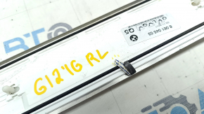 Set of external door sill trims BMW 7 G12 16-22 "M" inscription, dents, scratches, bumps, torn cable, broken fasteners Used