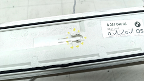 Set of external door sill trims BMW 7 G12 16-22 "M" inscription, dents, scratches, bumps, torn cable, broken fasteners Used