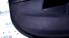 Door trim card front left Dodge Journey 11- black with black insert leather, armrest black leather, black stitching, dents, abrasions, scratches Used
