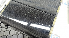 Set of interior trims BMW 7 G12 16-22 dark wood Fineline, with deflectors, with backlights, scratches Used