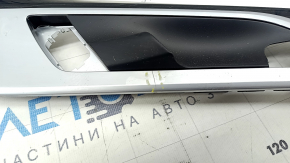 Set of interior trims BMW 7 G12 16-22 dark wood Fineline, with deflectors, with backlights, scratches Used