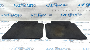 Set of floor mats for BMW 7 G12 16-22 cloth black, dry cleanable used