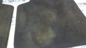 Set of floor mats for BMW 7 G12 16-22 cloth black, dry cleanable used