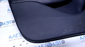 Door trim card front left Dodge Dart 13-16 black with insert black mesh cloth, armrest black leather, dent, scuffs, scratches used