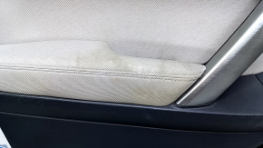 Door trim card front left Subaru Forester 14-18 SJ black with gray insert cloth, armrest gray cloth, scratches, abrasions, for dry cleaning Used