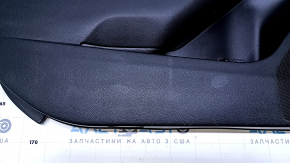 Door trim card front left Subaru Forester 14-18 SJ black with gray insert cloth, armrest gray cloth, scratches, abrasions, for dry cleaning Used