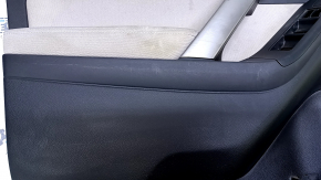 Door trim card front left Subaru Forester 14-18 SJ black with gray insert cloth, armrest gray cloth, scratches, abrasions, for dry cleaning Used
