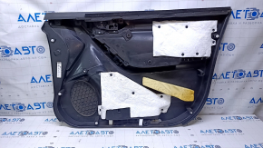 Door trim card front left Subaru Forester 14-18 SJ black with gray insert cloth, armrest gray cloth, scratches, abrasions, for dry cleaning Used