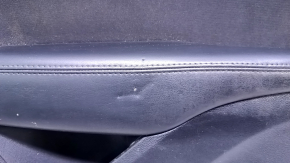 Door trim card front left Dodge Challenger 15-19 rest black with black insert cloth, armrest black leather, dents, bumps, nicks, scratches, abrasions, for dry cleaning Used