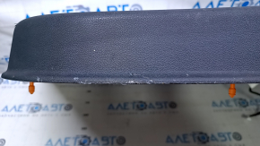 Door trim card front left Dodge Dart 13-16 black with black mesh cloth insert, black leather armrest, under the gas tank flap opening button, scratches, abrasions, bumps, scuffs, breakage of fasteners