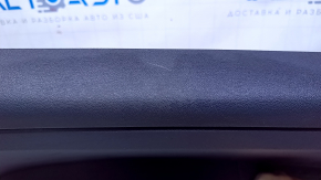 Door trim card front left Fiat 500 12-17 black with black insert plastic, armrest black cloth, scratches, scuffs, abrasions Used