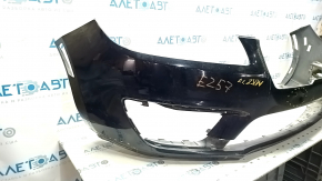 Bare front bumper Lincoln MKZ 17-20 without parking sensors without towing hook, black G1, melted, rubbed Used