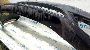 Bare front bumper Lincoln MKZ 17-20 without parking sensors without towing hook, black G1, melted, rubbed Used