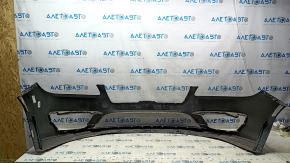 Bare front bumper Lincoln MKZ 17-20 without parking sensors without towing hook, black G1, melted, rubbed Used