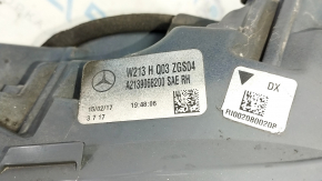 Right taillight Mercedes W213 E 17-20 for polishing, scratches