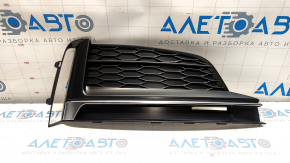 Front bumper grille right Audi A5 F5 17-19 chrome premium prestige