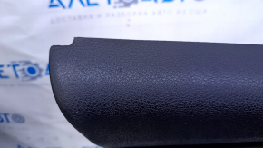 Door trim card front left Fiat 500X 16-17 black with gray insert leather, gray leather armrest, carbon fiber trim, scratches, abrasions, butt Used