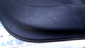 Door trim card front left Fiat 500L 14 - black with beige insert leather, armrest beige leather, scuffs, scratches, for dry cleaning Used