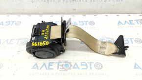 Seat belt rear right Mercedes W213 E 17-23 beige, for dry cleaning