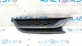 Front bumper grille right VW Passat b7 12-15 USA without fog lights, with molding, sand on molding, broken mount, used