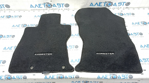 Set of floor mats for Subaru Forester 19-SK cloth black used