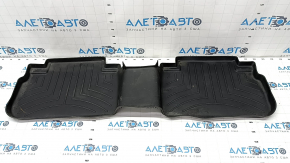 Set of floor mats for Subaru Forester 19-SK with trunk carpet, rubber, WeatherTech, scratches Used
