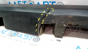 Right threshold Lincoln MKZ 13-20 graphite UH, with seals, worn, pressed fastened, tear, used